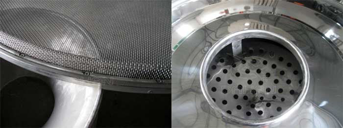 不銹鋼篩粉機細(xì)節(jié)